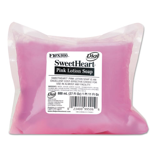 Pearlescent Pink Lotion Soap, Fruity/floral Scent, 800ml Refill, 12/carton