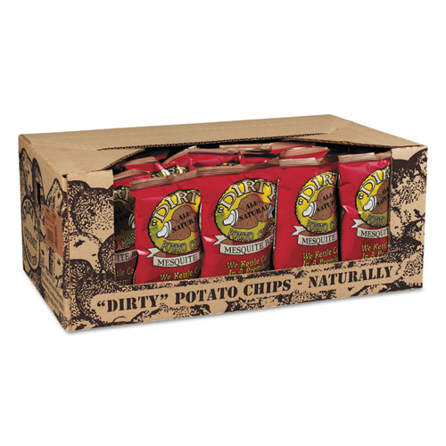 Dirty Potato Chips, Mesquite BBQ, 2 oz Bag, 25/Carton National