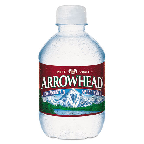 Arrowhead® Natural Spring Water, 8 oz Bottle, 48 Bottles/Carton