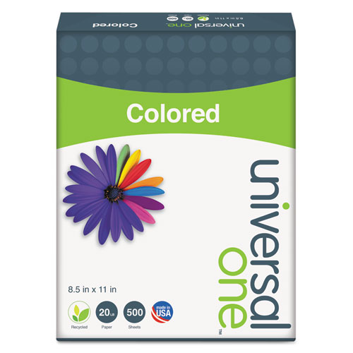 DELUXE COLORED PAPER, 20LB, 8.5 X 11, BLUE, 500/REAM