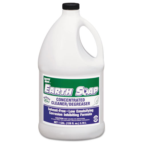 Earth Soap Concentrated Cleaner/degreaser, 1gal Bottle, 4/carton