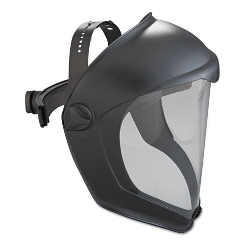 Honeywell Uvex™ Bionic Face Shield, Matte Black Frame, Clear Lens