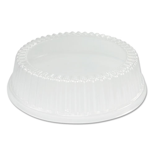 Dome Covers For Use With 9" Foam Plates, Clear, Plastic, 125/bag, 4/bags Carton