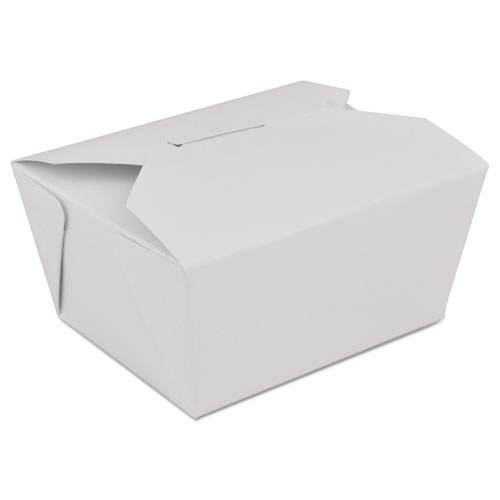 CHAMPPAK RETRO CARRYOUT BOXES #1, WHITE, PAPERBOARD, 4.38 X 3.5 X 2.5, 300/CARTON