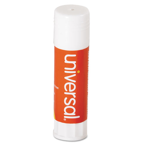 Image of Glue Stick, 0.74 oz, Applies and Dries Clear, 12/Pack