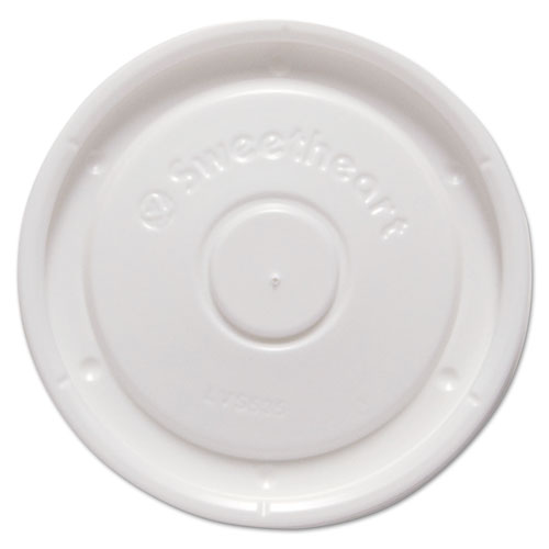 Polystyrene Food Container Lids, White, 100/bag, 24 Bags/carton