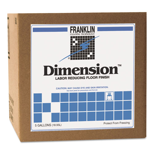 Franklin Cleaning Technology® Dimension Labor Reducing Floor Finish, 5 gal Dispenser Box