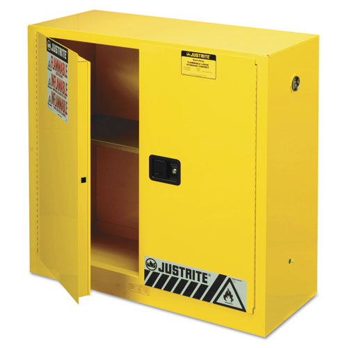Sure-Grip Ex Standard Safety Cabinet, 43w X 18d X 44h, Yellow