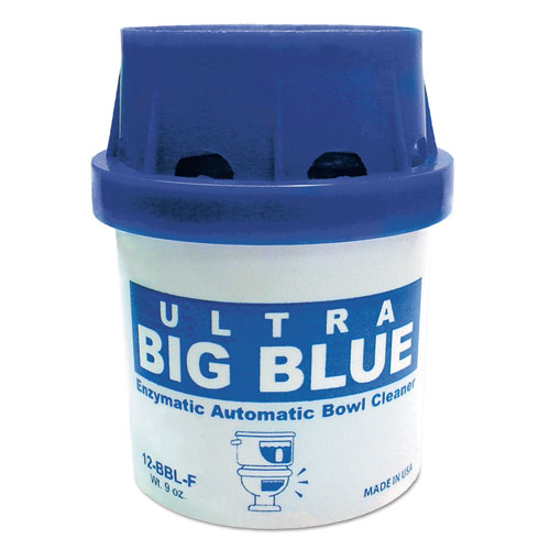 Ultra Big Blue Automatic Toilet Bowl Cleaner, Unscented, 9oz Cartridge, 48/ct