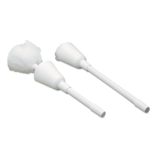 Impact® Cone Toilet Bowl Mop,13" Handle, 5.5" Mop Head, White