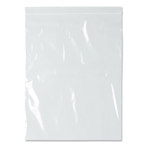 Bagco™ Zippit Resealable Bags, 2 Mil, 10" X 13", Clear, 1,000/Carton