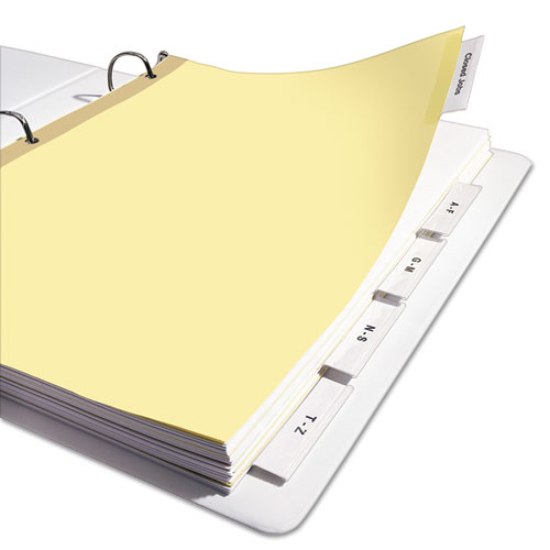 Insertable Big Tab Dividers, 5-Tab, Letter ...