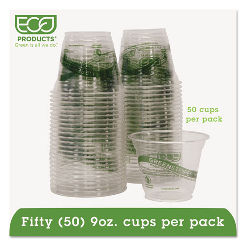 Greenstripe Renewable & Compostable Cold Cups Convenience Pack- 9oz., 50/pk
