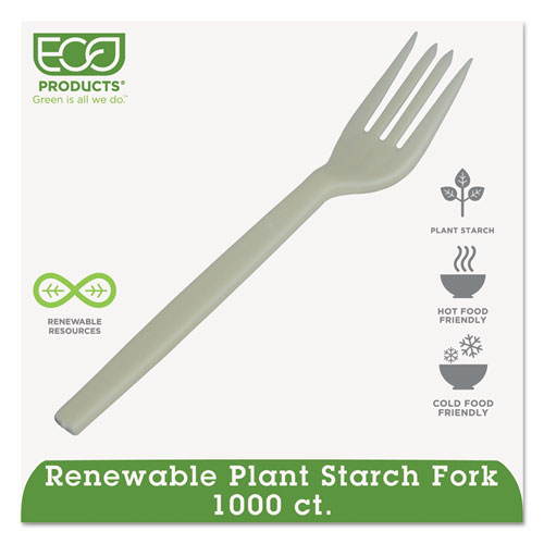 Image of Plant Starch Fork - 7", 50/Pack, 20 Pack/Carton