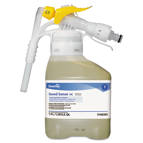 Good Sense Liquid Odor Counteractant, Fresh, 1.5 L RTD Bottle, 2/Carton