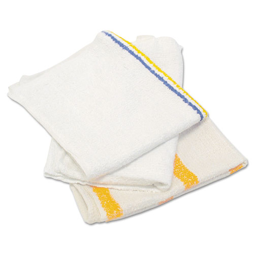 HOSPECO® Value Counter Cloth/Bar Mop, 14 x 17, White, 25 Pounds/Bag