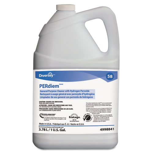 Perdiem Concentrated General Purpose Cleaner - Hydrogen Peroxide, 1gal, Bottle