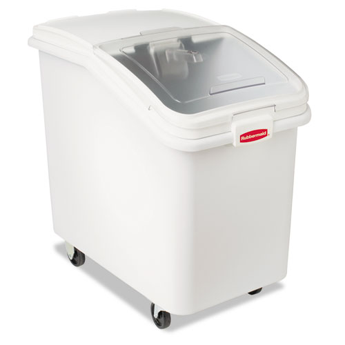 ProSave Mobile Ingredient Bin, 30.86 gal, 18 x 29.75 x 28, White, Plastic