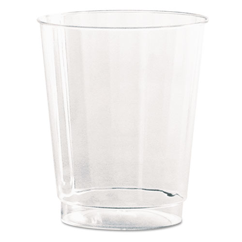 Classic Crystal Tumblers, 8 Oz, Clear, Fluted, Tall, 20/pack, 240/carton