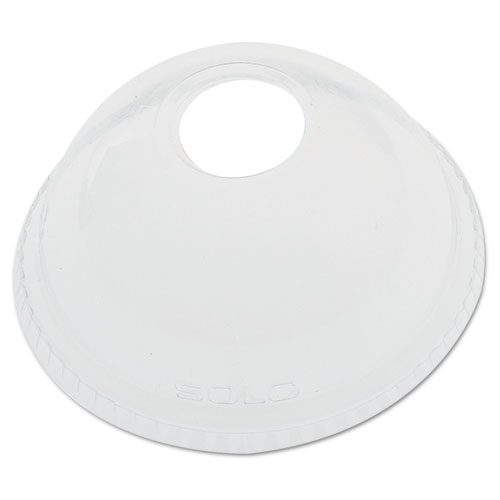 Ultra Clear Dome Cold Cup Lids, Fits 16 oz to 24 oz Cups, PET, Clear, 1,000/Carton