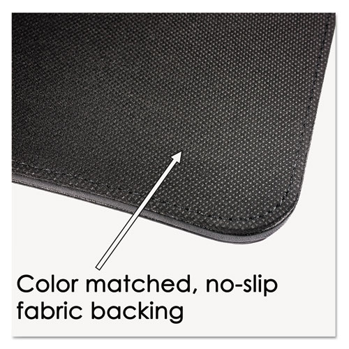 Sagamore Desk Pad W/flip-Open Side Panels, 36 X 20, Black