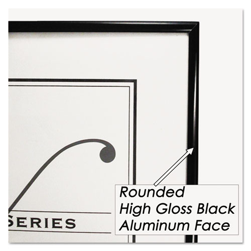 Image of Nudell™ Metal Poster Frame, Plastic Face, 18 X 24, Black