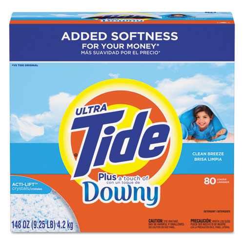 Touch Of Downy Powder Laundry Detergent, Clean Breeze, 148 Oz Box, 2/carton