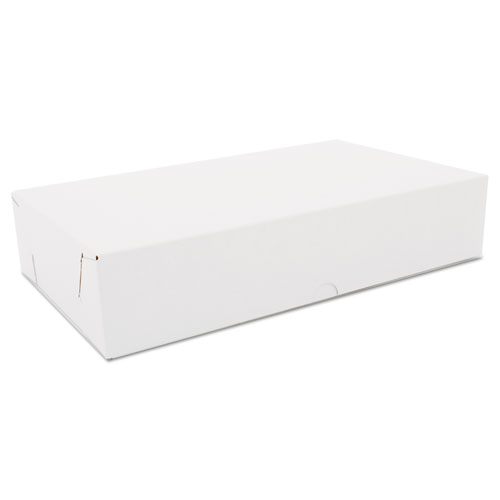 Sct® Two-Piece Sausage And Meat-Patty Boxes, 12 X 7 X 2.5, White, Paper, 100/Carton