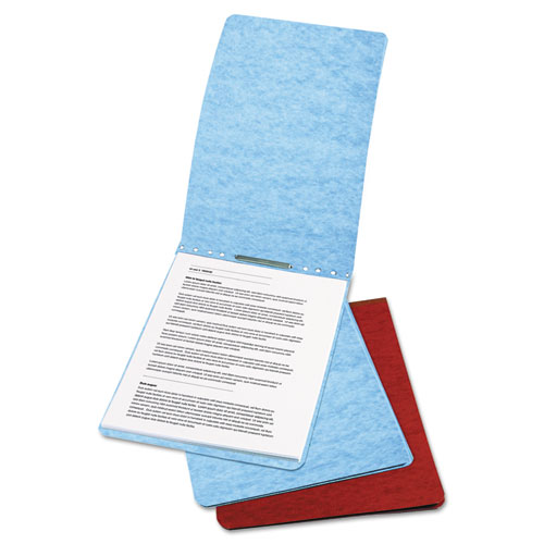 Image of Acco Presstex Report Cover With Tyvek Reinforced Hinge, Top Bound, Two-Piece Prong Fastener, 2" Capacity, 8.5 X 11, Red/Red