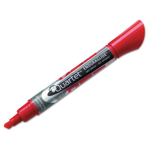 EnduraGlide Dry Erase Marker, Broad Chisel Tip, Four Assorted Colors, 12/Set