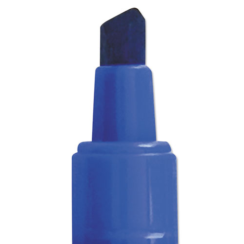 Image of Quartet® Enduraglide Dry Erase Marker, Broad Chisel Tip, Blue, Dozen