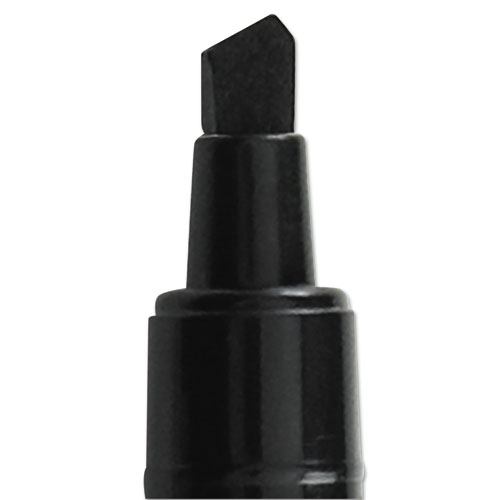 Image of Quartet® Enduraglide Dry Erase Marker, Broad Chisel Tip, Black, Dozen