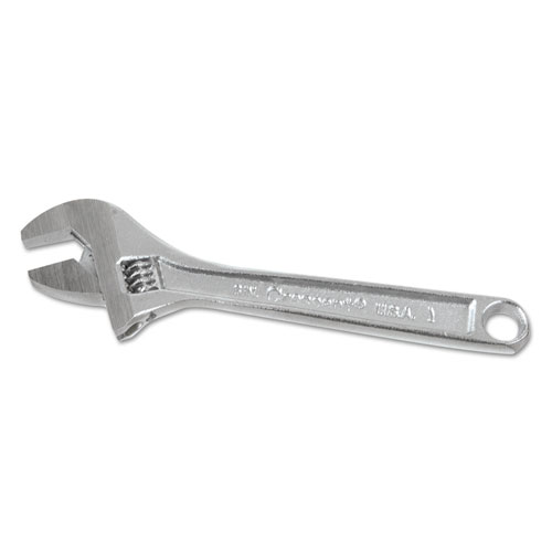 Crescent Adjustable Wrench, 6" Long, Chrome