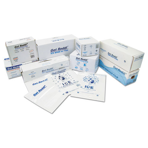 Image of Inteplast Group Food Bags, 18 Qt, 0.68 Mil, 10" X 20", Clear, 1,000/Carton