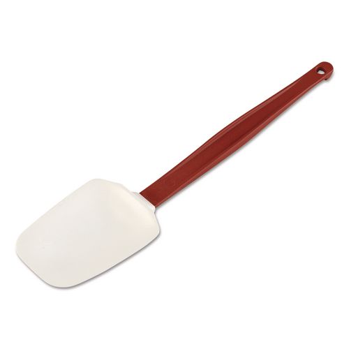 Rubbermaid® Commercial High Heat Scraper Spoon, White w/Red Blade, 13 1/2"