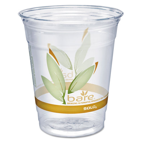 Bare Eco-Forward Rpet Cold Cups, 12-14 Oz, Clear, 50/pack