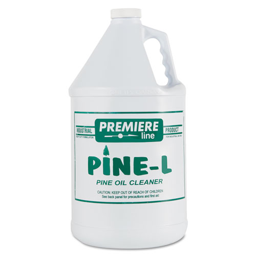 Premier Pine L Cleaner/Deodorizer, Pine Oil, 1 gal Bottle, 4/Carton