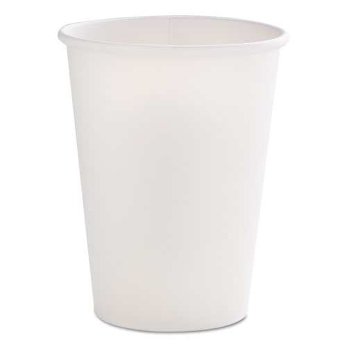 Dopaco® Paper Hot Cups, 16 oz, White, 50/Bag, 20 Bags/Carton