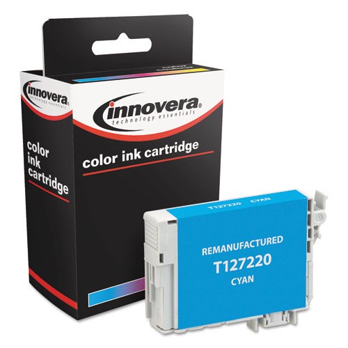 Remanufactured Cyan Ink, Replacement for 127 (T127220), 755 Page-Yield