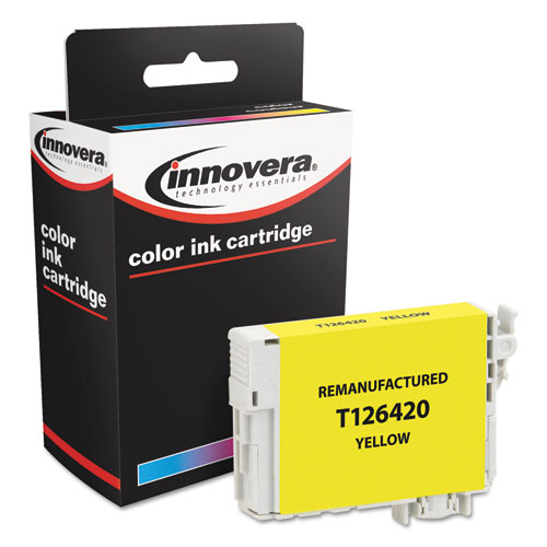Remanufactured Yellow Ink, Replacement for 126 (T126420), 470 Page-Yield