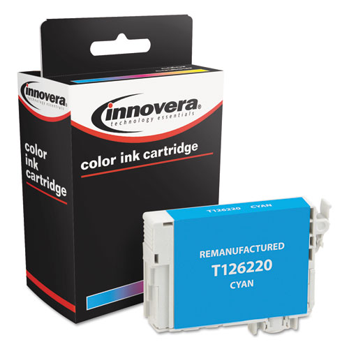 Remanufactured Cyan Ink, Replacement for 126 (T126220), 470 Page-Yield
