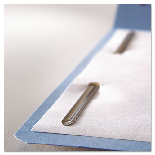 Top Tab Colored 2-Fastener Folders, 1/3-Cut Tabs, Legal Size, Blue, 50/Box