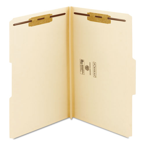 Top Tab Manila Expansion 2-Fastener Folders, 1/3-Cut Tabs, Legal Size, 50/Box