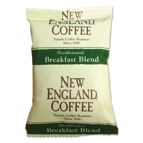 Coffee Portion Packs, Breakfast Blend Decaf, 2.5 oz Pack, 24/Box
