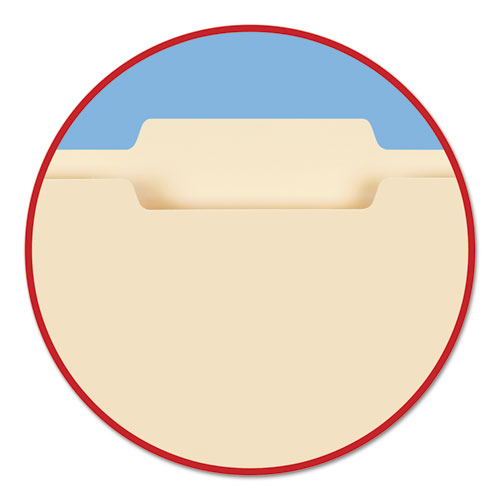 Manila File Folders, 1/3-Cut Tabs, Center Position, Letter Size, 100/Box