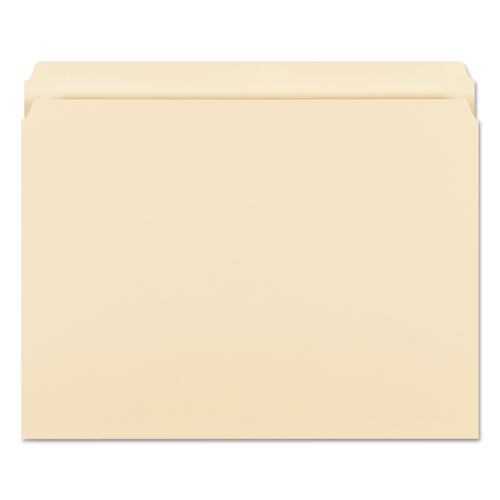 Manila File Folders, Straight Tab, Letter Size, 100/Box