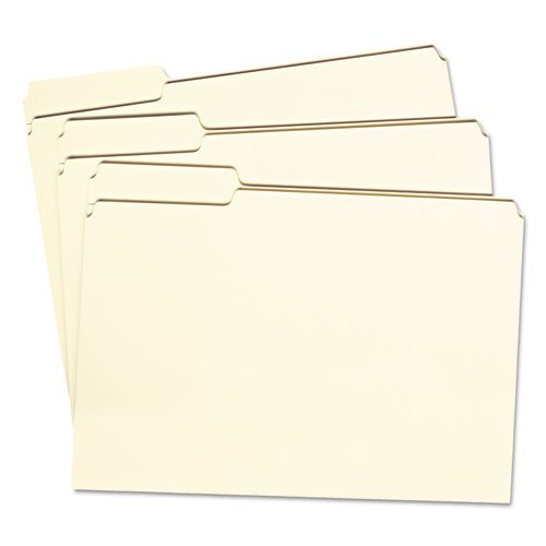 Manila File Folders, 1/3-Cut Tabs, Left Position, Legal Size, 100/Box