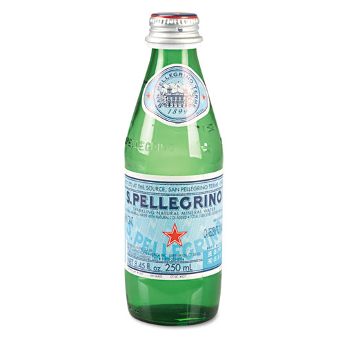 San Pellegrino® Sparkling Natural Mineral Water, 1 Liter Bottle, 12/Carton