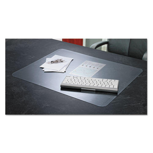 Image of Artistic® Krystalview Desk Pad With Antimicrobial Protection, Glossy Finish, 24 X 19, Clear