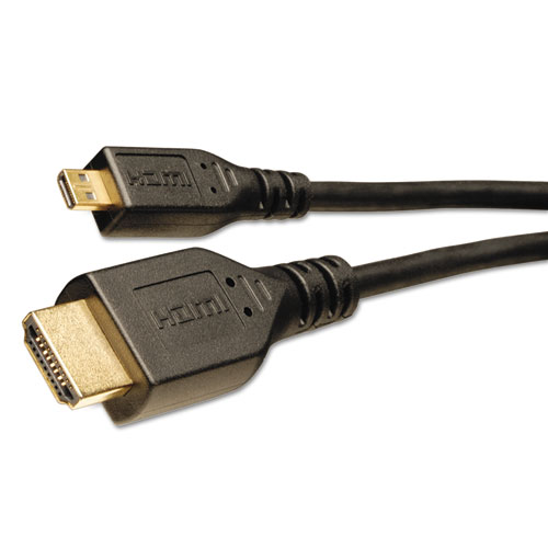 High Speed HDMI Cable with Ethernet, Digital Video with Audio (M/M), 3 ft, Black